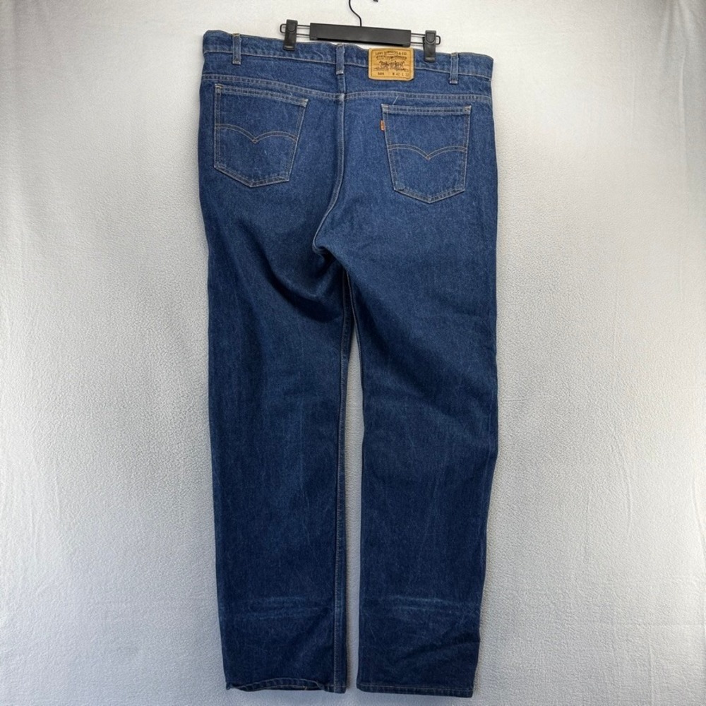 Vintage Jeans Mens 42x32 Blue 505 Orange Tab Straight Denim Made In USA 90s